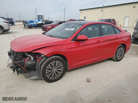 2019 Volkswagen Jetta S with VIN 3VWC57BU7KM150160, listed as a Copart auction lot 47893835 with 67,658 mi miles and Salvage Title. Bid and sale history available at carsss.com. Image 1.