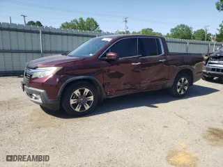 2017 Honda Ridgeline RTL-E with VIN 5FPYK3F71HB034018, listed as a Copart auction lot 51738165 with 125,242 mi miles and Salvage Title. Bid and sale history available at carsss.com. Image 1.