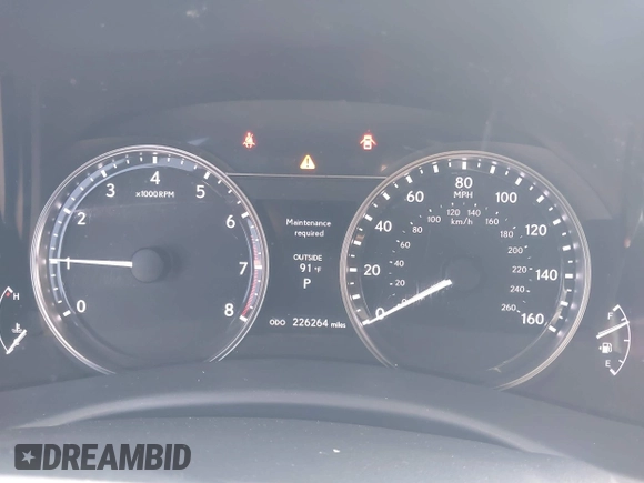 2014 Lexus GS 350 with VIN JTHBE1BL1E5041964, listed as a IAAI auction lot 41944791 with 226,264 mi miles. Bid and sale history available at carsss.com. Image 7.