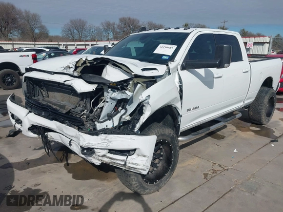 2020 Ram 2500 Big Horn with VIN 3C6UR5DL1LG115089, listed as a IAAI auction lot 41236581 with 90,797 mi miles. Bid and sale history available at carsss.com. Image 20.