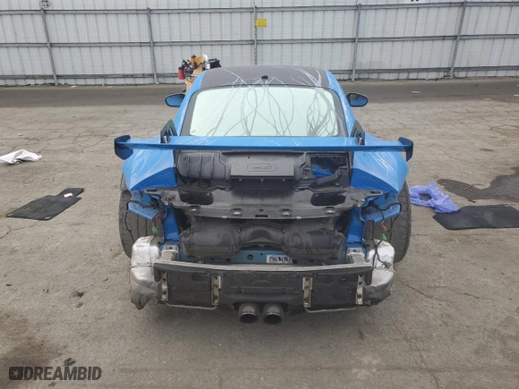 2022 Porsche 911 GT3 with VIN WP0AC2A99NS270229, listed as a Copart auction lot 43208515 with 5,484 mi miles and Salvage Title. Bid and sale history available at carsss.com. Image 6.