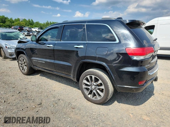 2017 Jeep Grand Cherokee Overland z VIN 1C4RJFCG4HC818132, wystawiony jako Copart lot #62642775 z przebiegiem 116 815 mil mil oraz Szkoda całkowita • Salvage title. Historia ofert i sprzedaży dostępna na DreamBid. Obrazek 2.
