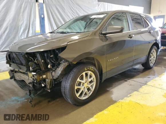 2024 Chevrolet Equinox LT with VIN 3GNAXUEG2RL240669, listed as a Copart auction lot 60472155 with Not provided miles and Clean title. Bid and sale history available at DreamBid. Image 1.
