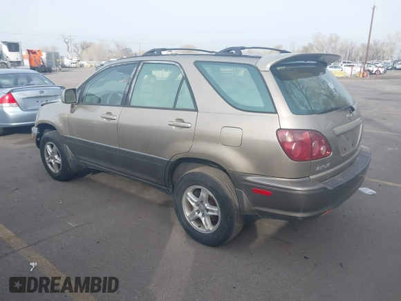 2000 Lexus RX 300 with VIN JT6HF10U8Y0125941, listed as a IAAI auction lot 41903827 with Not Provided miles. Bid and sale history available at carsss.com. Image 3.