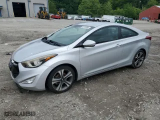 2014 Hyundai Elantra Coupe with VIN KMHDH6AH5EU026445, listed as a Copart auction lot 56123894 with 133,118 mi miles and Non Repairable. Bid and sale history available at carsss.com. Image 1.