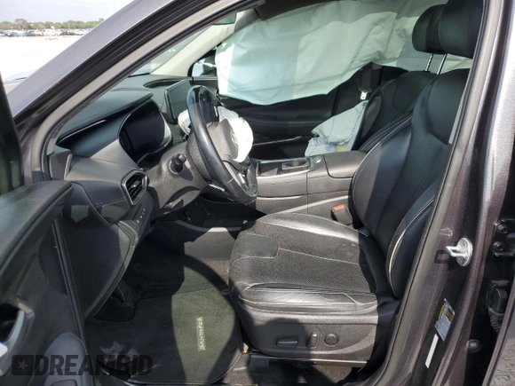 2022 Hyundai Santa Fe SEL with VIN 5NMS34AJ2NH401216, listed as a Copart auction lot 54031305 with 74,517 mi miles and Non Repairable. Bid and sale history available at DreamBid. Image 7.
