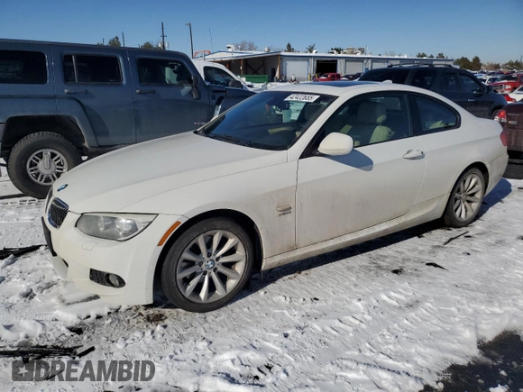 2013 BMW 3 Series 328i xDrive with VIN WBAKF3C5XDJ385306, listed as a Copart auction lot 42422655 with 124,352 mi miles and Salvage Title. Bid and sale history available at carsss.com. Image 1.