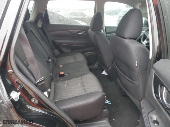 2017 Nissan Rogue SL with VIN 5N1AT2MT1HC777708, listed as a Copart auction lot 82782534 with 127,613 mi miles and Salvage Title. Bid and sale history available at carsss.com. Image 6.