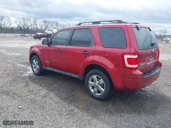 2008 Ford Escape XLT with VIN 1FMCU03108KC25584, listed as a IAAI auction lot 41945050 with 1 mi miles. Bid and sale history available at carsss.com. Image 3.