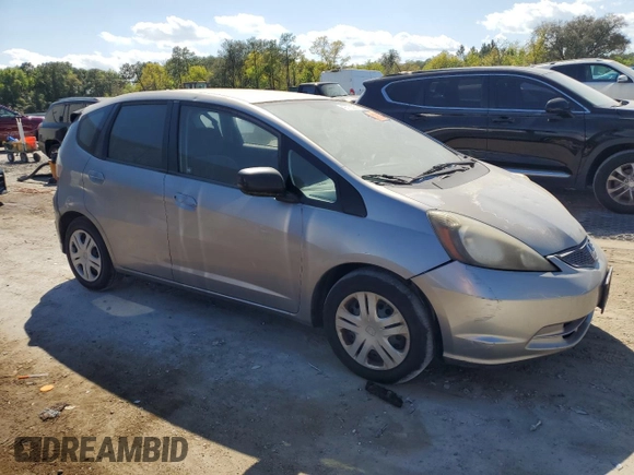 2009 Honda Fit with VIN JHMGE88229S006581, listed as a Copart auction lot 49776565 with Not Provided miles and Salvage Title. Bid and sale history available at carsss.com. Image 4.