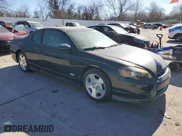 2006 Chevrolet Monte Carlo SS with VIN 2G1WL16C169341357, listed as a Copart auction lot 46792155 with 174,425 mi miles and Salvage Title. Bid and sale history available at carsss.com. Image 4.