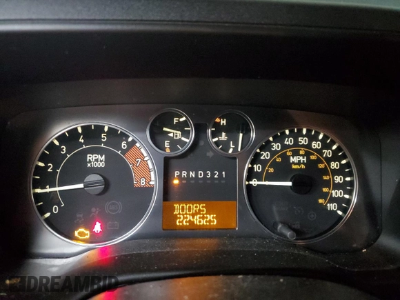 2006 Hummer H3 with VIN 5GTDN136268258581, listed as a Copart auction lot 81080844 with 224,625 mi miles and Salvage Title. Bid and sale history available at carsss.com. Image 9.