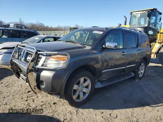 2010 Nissan Armada Titanium z VIN 5N1AA0NC9AN610404, wystawiony jako Copart lot #84428484 z przebiegiem 113 602 mil mil oraz Szkoda całkowita • Salvage title. Historia ofert i sprzedaży dostępna na DreamBid. Obrazek 1.