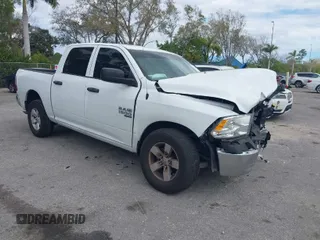 2022 Ram 1500 Tradesman z VIN 3C6RR6KG5NG352432, wystawiony jako IAAI lot #41528831 z przebiegiem 36 717 mil mil oraz . Historia ofert i sprzedaży dostępna na DreamBid. Obrazek 1.