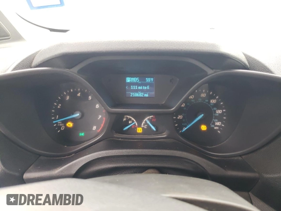 2014 Ford Transit Connect XLT with VIN NM0AE8F76E1149794, listed as a Copart auction lot 43130385 with 210,682 mi miles and Salvage title. Bid and sale history available at DreamBid. Image 9.
