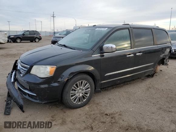 2011 Chrysler Town & Country Limited with VIN 2A4RR6DG4BR616911, listed as a Copart auction lot 83353704 with 204,731 mi miles and Clean Title. Bid and sale history available at carsss.com. Image 1.