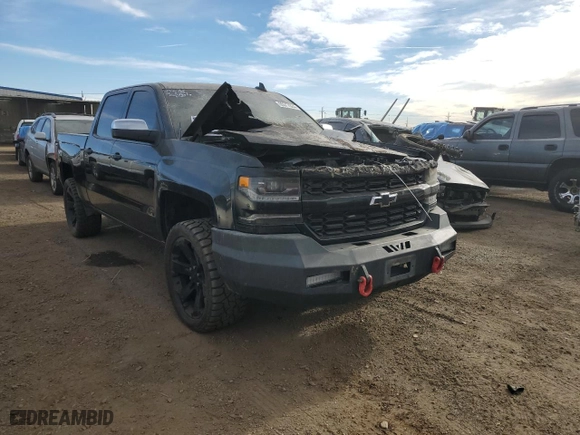 2017 Chevrolet Silverado 1500 LTZ with VIN 3GCUKSEJ0HG145376, listed as a Copart auction lot 85517024 with 0 mi miles and Non Repairable. Bid and sale history available at carsss.com. Image 4.