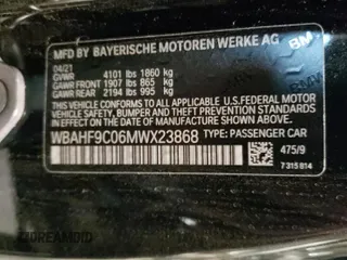 2021 BMW Z4 sDriveM40i with VIN WBAHF9C06MWX23868, listed as a Copart auction lot 41820873 with 5,325 mi miles. Bid and sale history available at carsss.com. Image 12.