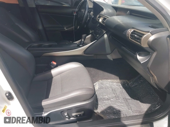 2016 Lexus IS 200t with VIN JTHBA1D25G5021039, listed as a IAAI auction lot 41938500 with 110,748 mi miles and . Bid and sale history available at DreamBid. Image 5.