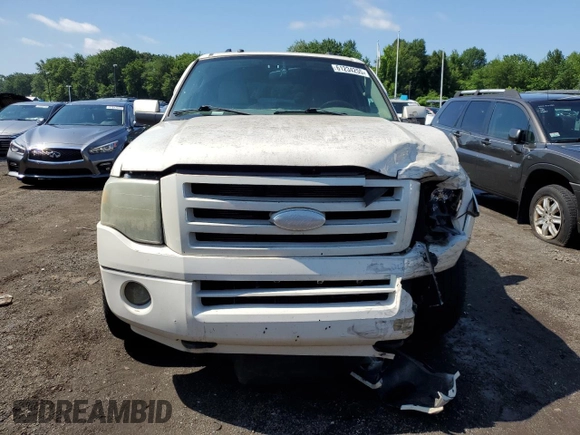 2007 Ford Expedition Max Limited with VIN 1FMFK205X7LA15069, listed as a Copart auction lot 61234255 with 184,803 mi miles and Salvage title. Bid and sale history available at DreamBid. Image 5.