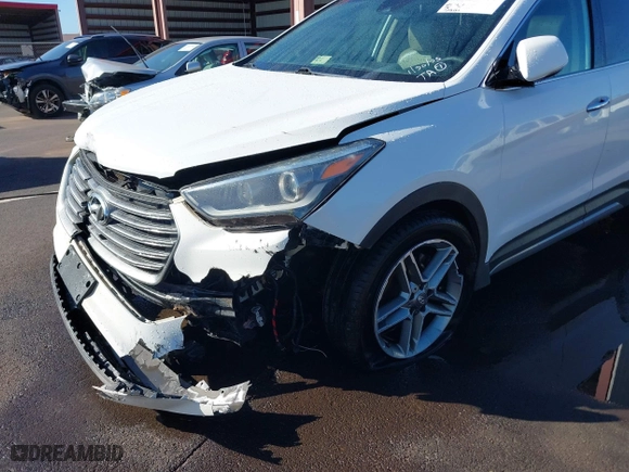2017 Hyundai Santa Fe Limited Ultimate with VIN KM8SRDHF1HU219841, listed as a IAAI auction lot 41484157 with 341,121 mi miles. Bid and sale history available at carsss.com. Image 6.