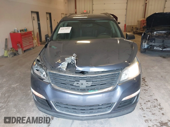 2013 Chevrolet Traverse LS with VIN 1GNKRFEDXDJ115662, listed as a IAAI auction lot 41879095 with 198,150 mi miles. Bid and sale history available at carsss.com. Image 6.