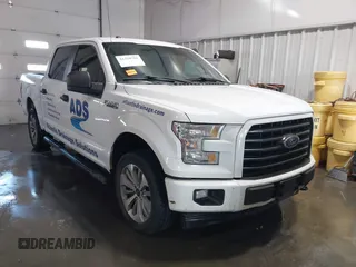 2017 Ford F-150 XL with VIN 1FTEW1EF0HKC91087, listed as a IAAI auction lot 41328781 with 227,021 mi miles. Bid and sale history available at carsss.com. Image 1.
