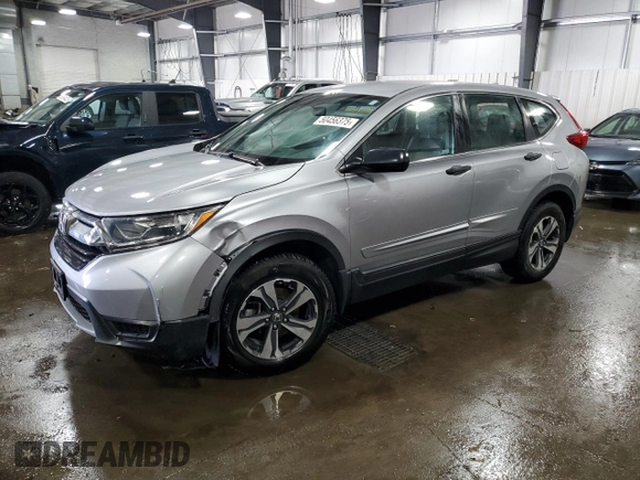 2019 Honda CR-V LX with VIN 2HKRW6H32KH231656, listed as a Copart auction lot 50456375 with 52,030 mi miles and Salvage Title. Bid and sale history available at DreamBid. Image 1.