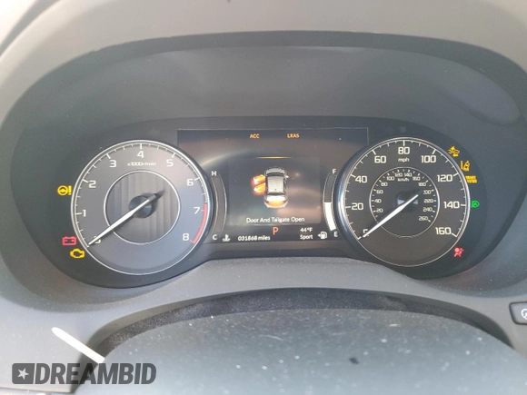 2021 Acura RDX w/Advance Package with VIN 5J8TC1H70ML009721, listed as a Copart auction lot 45883515 with 31,868 mi miles and Salvage Title. Bid and sale history available at carsss.com. Image 9.