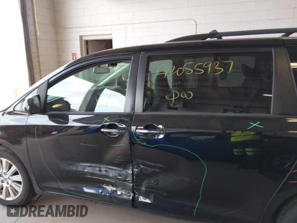 2015 Toyota Sienna Limited with VIN 5TDDK3DC9FS104493, listed as a IAAI auction lot 42055937 with 126,728 mi miles and . Bid and sale history available at DreamBid. Image 14.