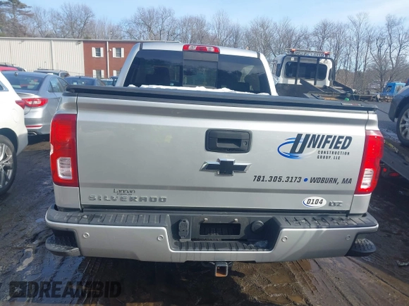 2018 Chevrolet Silverado 1500 LTZ with VIN 3GCUKSECXJG536316, listed as a IAAI auction lot 41432469 with 127,276 mi miles. Bid and sale history available at carsss.com. Image 16.