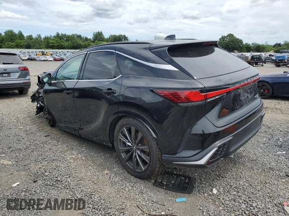 2023 Lexus RX 350 z VIN 2T2BAMCA9PC015173, wystawiony jako Copart lot #65561055 z przebiegiem Nie podano mil oraz Czysty tytuł • Clean title. Historia ofert i sprzedaży dostępna na DreamBid. Obrazek 2.