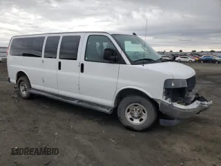 2020 Chevrolet Express Passenger LT z VIN 1GAZGPFG5L1211055, wystawiony jako Copart lot #51353985 z przebiegiem 59 271 mil mil oraz Szkody całkowita. Historia ofert i sprzedaży dostępna na DreamBid. Obrazek 4.