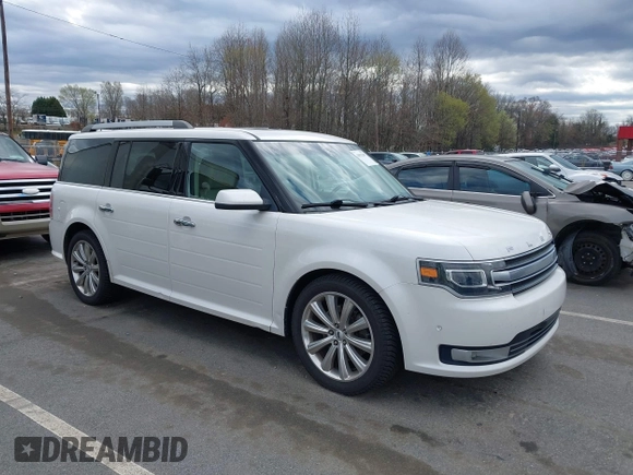 2013 Ford Flex Limited w/EcoBoost with VIN 2FMHK6DT4DBD14433, listed as a IAAI auction lot 41812699 with 231,866 mi miles. Bid and sale history available at carsss.com. Image 1.