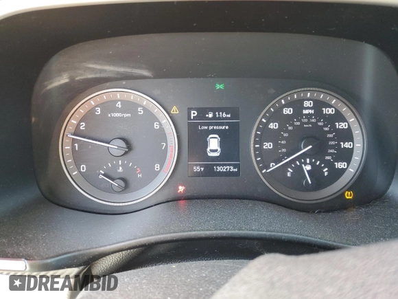2019 Hyundai Tucson SE with VIN KM8J23A49KU842277, listed as a Copart auction lot 49340495 with 130,273 mi miles and Salvage Title. Bid and sale history available at carsss.com. Image 9.