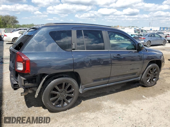 2015 Jeep Compass Sport with VIN 1C4NJCBA1FD204043, listed as a Copart auction lot 52148715 with 108,205 mi miles and Salvage Title. Bid and sale history available at carsss.com. Image 3.