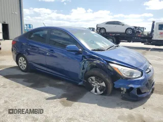 2015 Hyundai Accent GLS with VIN KMHCT4AE7FU935471, listed as a Copart auction lot 55411435 with 87,243 mi miles and Salvage Title. Bid and sale history available at DreamBid. Image 4.