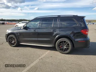 2018 Mercedes-Benz GLS 63 AMG with VIN 4JGDF7FE5JB060580, listed as a Copart auction lot 74040014 with 62,749 mi miles and Salvage title. Bid and sale history available at DreamBid. Image 2.