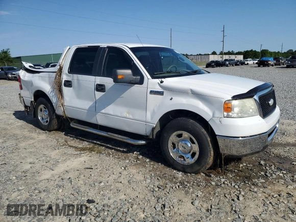 2008 Ford F-150 XLT with VIN 1FTPW12V28KB20474, listed as a Copart auction lot 52600935 with 168,581 mi miles and Salvage title. Bid and sale history available at DreamBid. Image 4.