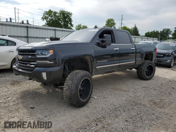 2017 Chevrolet Silverado 1500 LTZ with VIN 3GCUKSEC9HG303215, listed as a Copart auction lot 59415104 with Not Provided miles and Salvage Title. Bid and sale history available at DreamBid. Image 1.