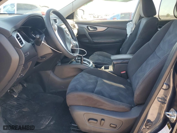 2015 Nissan Rogue S with VIN KNMAT2MV3FP573844, listed as a Copart auction lot 80800384 with 128,078 mi miles and Salvage Title. Bid and sale history available at carsss.com. Image 7.