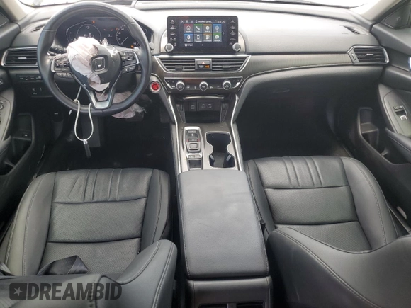 2021 Honda Accord Touring with VIN 1HGCV2F97MA027102, listed as a Copart auction lot 58820925 with 32,457 mi miles and Non repairable. Bid and sale history available at DreamBid. Image 8.