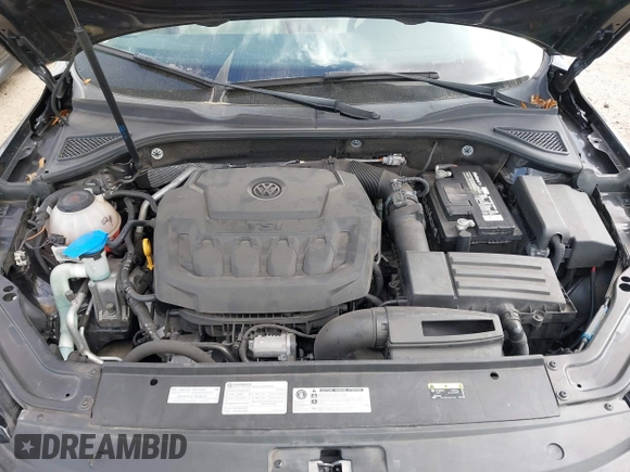 2019 Volkswagen Passat 2.0T Wolfsburg Edition with VIN 1VWLA7A34KC012694, listed as a IAAI auction lot 41579392 with 80,846 mi miles. Bid and sale history available at carsss.com. Image 10.