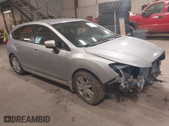 2016 Subaru Impreza Premium with VIN JF1GPAB61G8201635, listed as a IAAI auction lot 42244743 with 107,115 mi miles and . Bid and sale history available at DreamBid. Image 1.