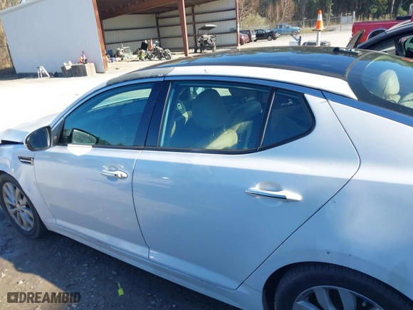 2014 Kia Optima EX with VIN 5XXGN4A79EG260468, listed as a IAAI auction lot 41696210 with 210,860 mi miles. Bid and sale history available at carsss.com. Image 14.