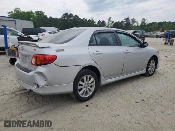2010 Toyota Corolla with VIN 2T1BU4EE0AC462252, listed as a Copart auction lot 52487745 with 160,893 mi miles and Salvage Title. Bid and sale history available at carsss.com. Image 3.