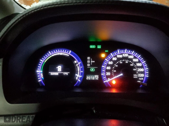 2010 Lexus HS 250h with VIN JTHBB1BA5A2027228, listed as a Copart auction lot 81125924 with 207,372 mi miles and Clean Title. Bid and sale history available at DreamBid. Image 9.