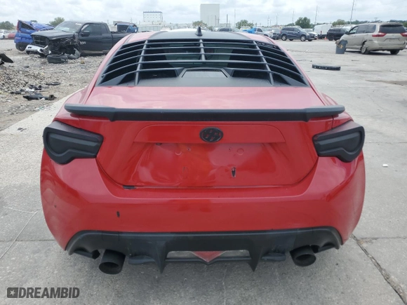 2017 Toyota 86 with VIN JF1ZNAA19H8706103, listed as a Copart auction lot 54619885 with 0 mi miles and Salvage Title. Bid and sale history available at carsss.com. Image 6.
