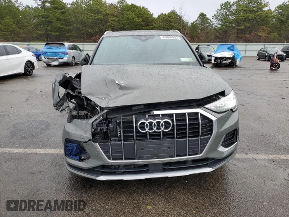 2021 Audi Q3 Premium with VIN WA1AUCF35M1117045, listed as a Copart auction lot 69658452 with 9,015 mi miles. Bid and sale history available at carsss.com. Image 5.