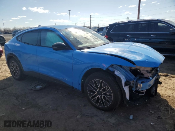 2024 Ford Mustang Mach-E Premium with VIN 3FMTK3R43RMA49813, listed as a Copart auction lot 52289915 with 970 mi miles and Clean Title. Bid and sale history available at DreamBid. Image 4.